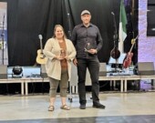 Mme Jessica D’Amour-Torrance, à gauche et M. Marco Roy à droite, le 28 septembre dernier à la salle du Machine Shop à Sault-Ste-Marie. &mdash; Photo: Isa Michaud