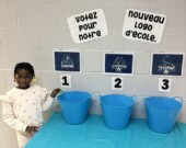 Les élèves ont voté pour leur nouveau logo de mascotte. &mdash; Crédit : École St-Paul