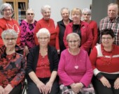 La St-Valentin 2025. &mdash; Photo : Courtoisie de Germaine Paquette / Club Accueil Âge d’Or Azilda / Archives.