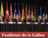 Les 13 premiers ministres des provinces et territoires se sont montrés unis face aux pressions de l’administration Trump sur les relations commerciales et économiques. &mdash; Photo : Inès Lombardo – Francopresse