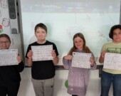 Des élèves ont complété avec succès un jeu d’évasion sur les Jeux olympiques d’hiver. &mdash; Photo : École Saint-Joseph
