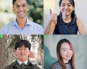 1.Ahdithya Visweswaran a étudié en immersion française jusqu’en
5e année, puis en anglais pendant quatre ans. Il a choisi de revenir en 10e année en immersion française. Il est aussi le seul de sa famille à parler
français. Photo: Courtoisie 2. Loan Nguyen s’est d’abord installée à Edmonton, en Alberta, pendant deux ans avant de déménager en Ontario, où elle vit depuis cinq ans. Photo: Courtoisie 3. Royann Li considère le français comme sa langue maternelle. C’est son père qui lui a appris. De la maternelle à l’université, il a toujours fréquenté des établissements francophones. Photo: Courtoisie. 4. Issue d’une famille où le français est présent depuis plusieurs générations au Vietnam, Thuy Tien Le s’est installée au Canada en 2021. Photo: Courtoisie.  
