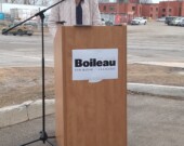 Michelle Boileau, annonçant sa candidature pour un second mandat à la tête de Timmins. &mdash; Photo : Guilaine Tchadieu