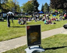 Les festivaliers ont assisté au concert des musiciens.  &mdash; Photos : L.V