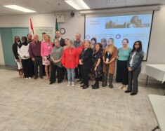  Des membres du Réseau. 
 &mdash; Photos : Donald Dennie