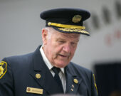 Joseph Gérard Boudreau de Chéticamp a donné 32 ans de service d’incendie au service des pompiers volontaires de Chéticamp. Ici, on le voit en uniforme lors d’un banquet des pompiers quelques années passées. &mdash; Michel Soucy Photography