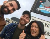 De gauche à droite : Basil Doucet, Jaron Felix et Michele Pothier. &mdash; Gracieuseté