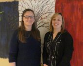 Véronique Naud, directrice de l’École Belleville et Melissa Earle, agente de développement scolaire/communautaire. &mdash; Norbert LeBlanc