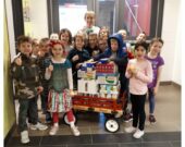 Les élèves qui ont participé à la collecte de fonds pour la banque alimentaire. &mdash; Gracieuseté.