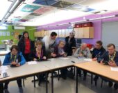 Les participants impliqués dans le projet communautaire - le programme Nouveaux-Horizons qui permet aux élèves de travailler avec les aînés de la communauté acadienne de Chéticamp. &mdash; Rosie AuCoin-Grace