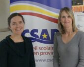 Monique d’Entremont, agente scolaire et Claudette d’Entremont, directrice de l’École Pubnico-Ouest. &mdash; Norbert LeBlanc