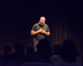 Jean-François Mercier en spectacle. &mdash; Mario Croteau
