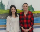 Colette Weaver, la nouvelle agente scolaire communautaire et Angèle Marr, directrice de l’École Wedgeport.  &mdash; Norbert LeBlanc