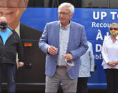 Le premier ministre Higgs qui dirigeait un gouvernement minoritaire depuis deux ans, a gagné son pari en déclenchent des élections en pleine pandémie et en réussissant à obtenir un mandat majoritaire.  &mdash; Alexandre Boudreau- Acadie Nouvelle