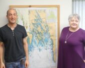 De gauche à droite : Alix d’Entremont et Charlene LeBlanc responsables pour le développement d’aquaculture en région d’Argyle. &mdash; Norbert LeBlanc