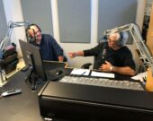 Des animateurs dévoués et populaires de Radio CKJM; Bruno Bourgeois et Robert LeBlanc sont tout sourire lors de récentes émissions spéciales en direct. &mdash; Daniel Aucoin