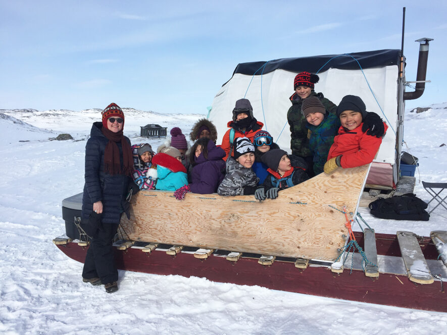 Felicia Mihali a rédigé son roman Une nuit d’amour à Iqaluit lors de son année d’enseignement dans la capitale territoriale, durant les fins de semaine et les jours de grand froid où il était impossible de sortir.   — Felicia Mihali