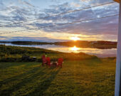 Coucher de soleil à l’Isle Madame.   &mdash; Cathy Simon