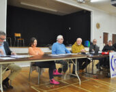 Les artisans actuels de la Boule acadienne, de gauche à droite : maître Gérard Pothier, Irène Costantin, Rolland Jaume, 
Alain-Philippe Gérard, Serge Vinet, Glen Comeau et Beni Musoko. &mdash; Richard Landry