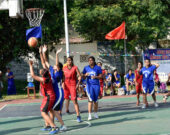 Un tournoi de basket-ball féminin à Hyderabad, en Inde, pays où s’est ouverte une branche de la NBA Academy en 2017 &mdash; PHOTO - Gouvernement de l’Inde