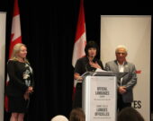 La ministre des Langues officielles, Ginette Petitpas Taylor, lors de la clôture des consultations sur le plan d’action. &mdash; PHOTO - Inès Lombardo - Francopresse
