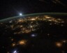 Lever de la lune derrière le continent nord-américain.  — PHOTO - Scott Kelly - NASA