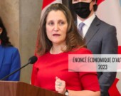 Chrystia Freeland a présenté, mardi, l’énoncé économique du gouvernement fédéral qui vise à attaquer la crise de logement. 
 &mdash; PHOTO : Inès Lombardo