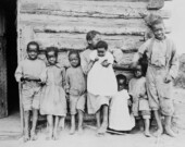 Une colonie noire, à Athabasca Landing, en Alberta. &mdash; PHOTO : Bibliothèque et Archives Canada