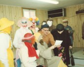 Le légendaire Joe Delaney pendant la Mi-Carême, il y a de nombreuses années. Il était un hôte favori, accueillant les Mi-Carêmes et les téléspectateurs de jour comme de nuit.  &mdash; PHOTOS : Archives