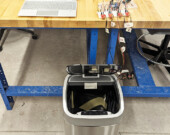 Grâce à une caméra, la poubelle intelligente permet d’identifier et de catégoriser les types de déchets jetés. &mdash; PHOTOS: Gracieuseté