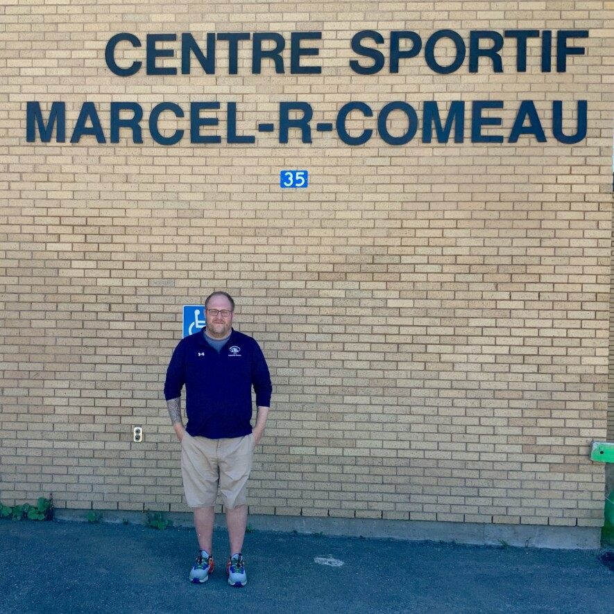 Marc-Alexandre Lagacy, nouveau directeur des sports et du centre sportif de l’Université Sainte-Anne. &mdash; PHOTO: Nazaire Joinville