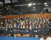 Félicitations aux nouveaux diplômés et diplômées de l’Université Sainte-Anne 2024. &mdash; PHOTO: Richard Landry