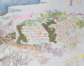 Avec ses œuvres, comme «Lone High-rise», Lisa Theriault illustre les changements climatiques et les paysages désolés qu’ils laissent. Elle a fait ce dessin lors du passage de l’ouragan Fiona à l’Île-du-Prince-Édouard, en 2022.  &mdash; PHOTO: Lisa Theriault