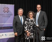 Après les initiatives annoncées ces dernières années, le rapprochement entre Québécois et francophones connait du succès. De gauche à droite : Le président du Centre de la francophonie des Amériques, Michel Robitaille, la présidente de la FCFA, Liane Roy, et le ministre Jean-François Roberge.  &mdash; PHOTO: Jean Rodier
