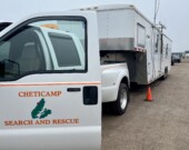 Recherche et sauvetage Chéticamp au Quai Mathieu de Chéticamp, le 26 juin, pour l’évènement du CSAP «Démarre ton bot». L’organisation était là pour faire de la surveillance et intervenir, au besoin.  &mdash; Crédit : Jean-Philippe Giroux