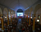 L'Au Revoir du CMA 2024 à l'église Saint-Michel de Wedgeport. Une salle pleine pour clôturer une semaine de célébrations.  &mdash; Nicolas Jean