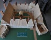  L’habitation de Port-Royal reproduite par Émile Dugas du Petit-Ruisseau. &mdash; PHOTO : Richard Landry