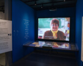 La cause Arsenault-Cameron est présentée dans le panorama sur les droits linguistiques du Musée pour les droits de la personne, à Winnipeg.  &mdash; PHOTO : Aaron Cohen pour le Musée canadien pour les droits de la personne