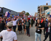 Le tintamarre du CMA 2024, qui a eu lieu au centre-ville de Yarmouth. &mdash; PHOTO: Clint Bruce