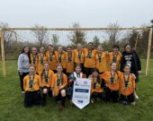 L’équipe féminine de soccer de Pomquet.  &mdash; PHOTO: Facebook des Jeux de l'Acadie - Pomquet
