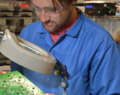 Éclairage routier à DEL (diode électroluminescente).  &mdash; PHOTO: Agence de promotion économique du Canada atlantique
