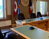 La salle du conseil au bureau municipal de Clare. &mdash; PHOTO: Jean-Philippe Giroux