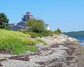 Phare et musée de Fort Point, site historique national à La Hève (LaHave) consacré à l’histoire des habitants de la rivière. &mdash; PHOTO: auteur Dennis G. Jarvis