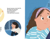 Illustration issue du livre Les HAUTS et les BAS. &mdash; PHOTO: Illustration par Doruntina Beqiraj, reproduit avec l’autorisation de Second Story Press
