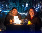 Melanie Smith, responsable du programme de jour chez Inclusion Clare (à droite) et Jean-Paul Belliveau, coordonnateur de l'entretien des installations chez Inclusion Clare (à gauche).  &mdash; PHOTOS: Shannon Nickerson