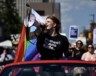 Fae Johnstone, directrice générale de Queer Momentum, durant la  la Capital Pride Parade. &mdash; Photo: Facebook - Fae Johnstone