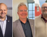 L’élection partielle du 23 juin opposera Claude Bourgeois (G), Denis Cormier (milieu) et Trevor Poirier (D) dans la nouvelle circonscription de Chéticamp–Margarees–Pleasant Bay.  &mdash; PHOTO: Montage de photos officielles