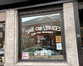 La vitrine de la librairie indépendante Open Secrets, à Kentville, Vallée d’Annapolis. &mdash; PHOTO: France Thériault
