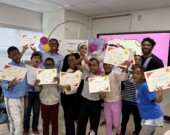 Des enfants formés par les équipes de COPA National. &mdash; PHOTO: De gracieuseté