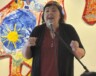 Anne Godin nous a présenté quelques contes et légendes acadiennes en cette deuxième journée de festivités.  &mdash; PHOTO: France Thériault